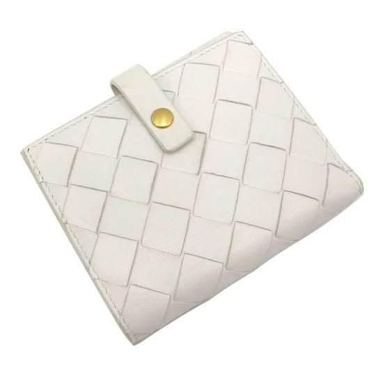 Bottega Veneta Wallet Woven White